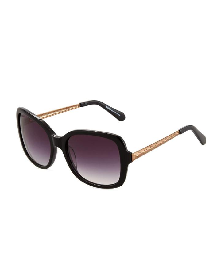 Oversized Square Acetate/metal