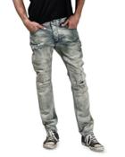 Mr. Whites Distressed Jean, Old Gold