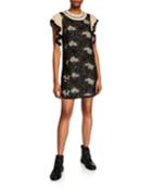 Embroidered Lace Ruffle