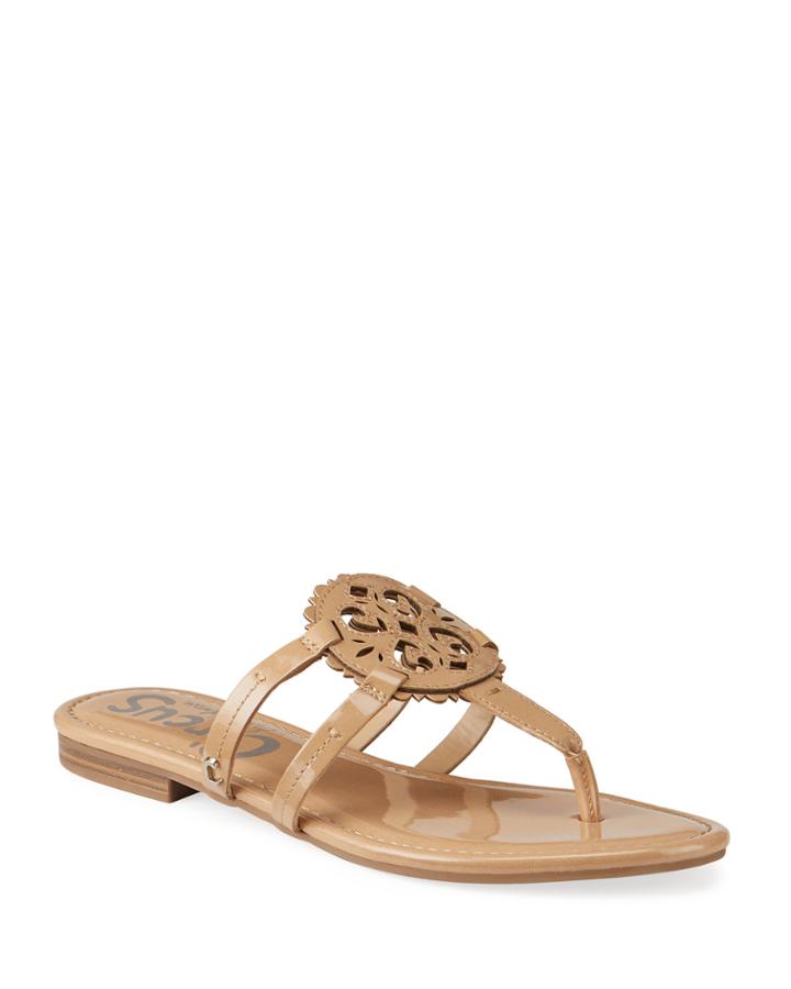 Clara Medallion Slide Thong