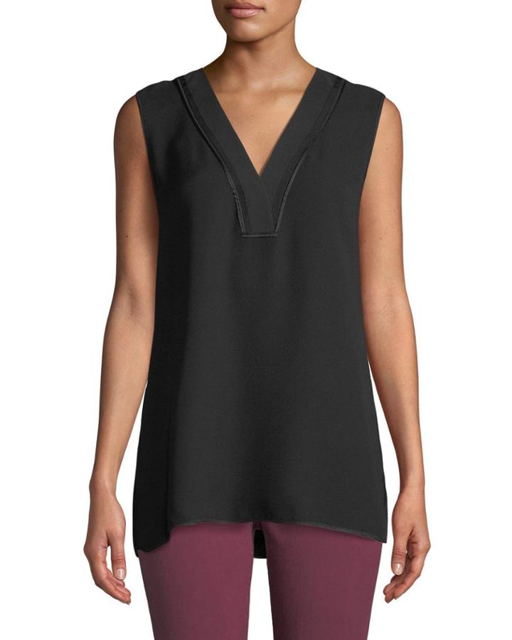 Cali Sleeveless Split-neck