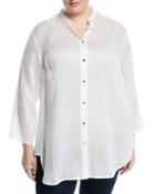Esther Button-front Tunic,