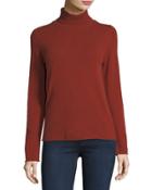 Cashmere Turtleneck Sweater, Orange