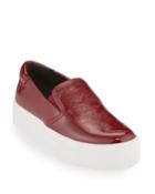 Joanie Shiny Slip-on Platform
