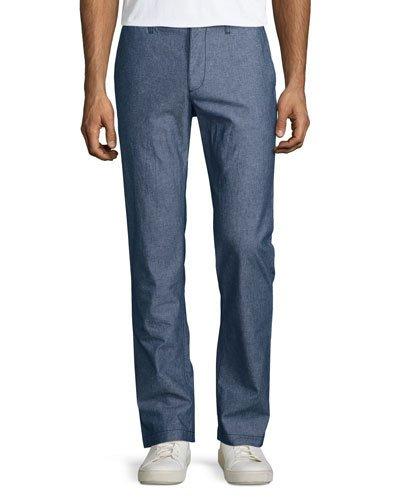 Relaxed Chambray Pants, Blue Wing Teal