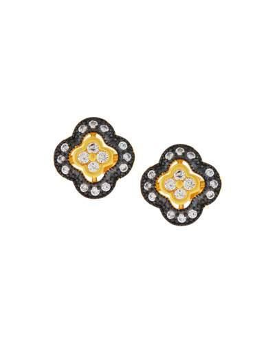 Pave Crystal Clover