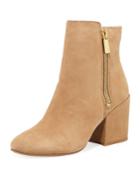 Rima Suede Chunky-heel Booties