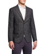 Men's Plaid Extrafine Wool
