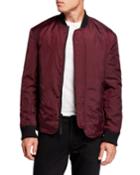 Men's New Nylon Bomber Jacket