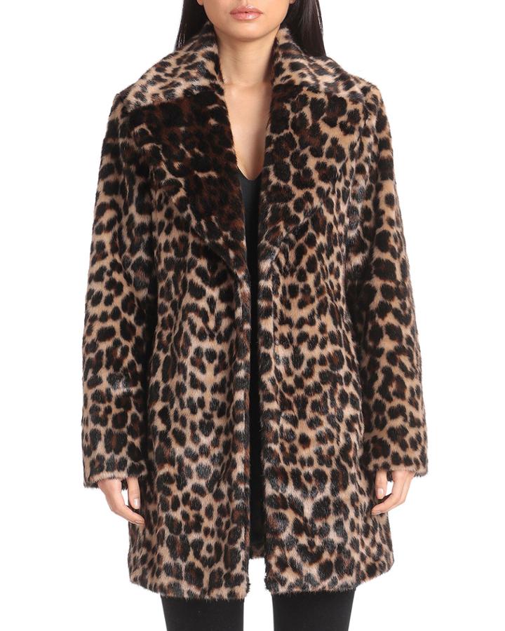 Leopard Jacquard Faux