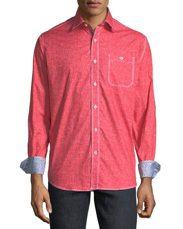 Classic-fit Space-dye