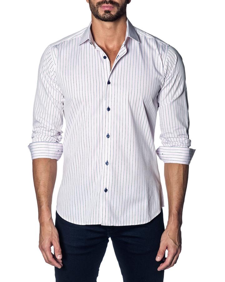Semi-fitted Pinstriped Sport
