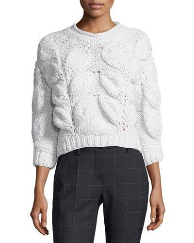 Cashmere Hand-knit Embroidered