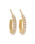 Emi Pearly Hoop Earrings