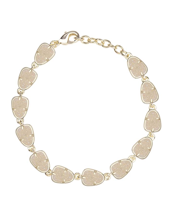 Kendra Scott Susanna Link Bracelet, Iridescent Druzy, Women's, Iridscnt D