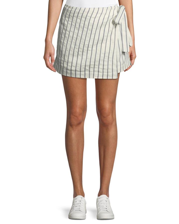 Wrap-tie Skirt In