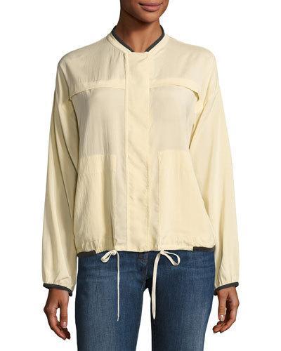 K-way Zip-front Shape Top,