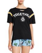 Printed Sports T-shirt W/