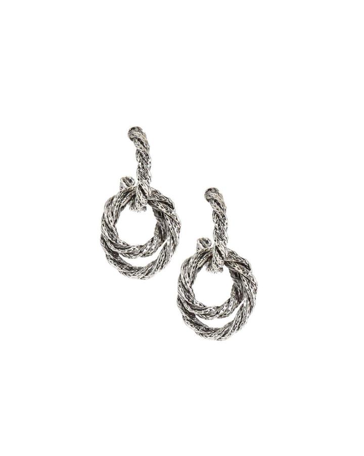 Twist Chain Drop Earrings