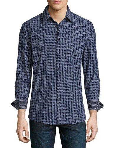 Houndstooth Flocked
