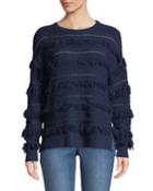 Long-sleeve Novelty Fringe