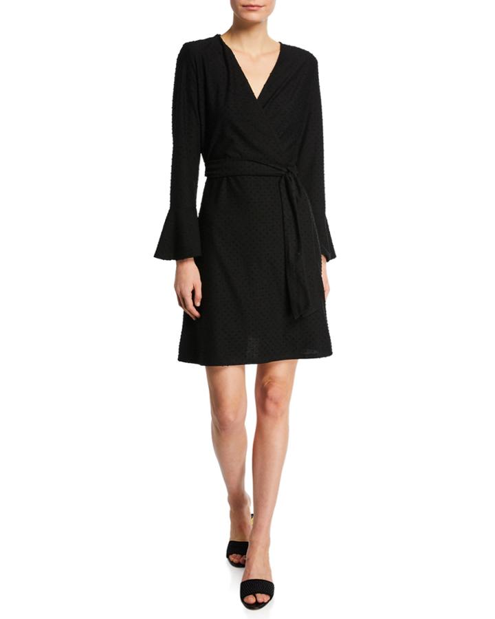 Clip-dot Belted Surplice