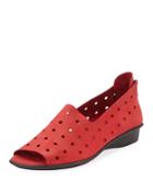 Edwina Perforated Open-toe
