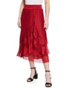 Elastic Waist Layered
