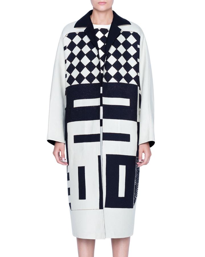Ellena Kaleidoscope-print Coat
