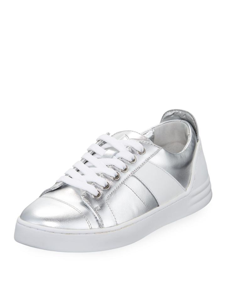 Candi Metallic-leather Low-top
