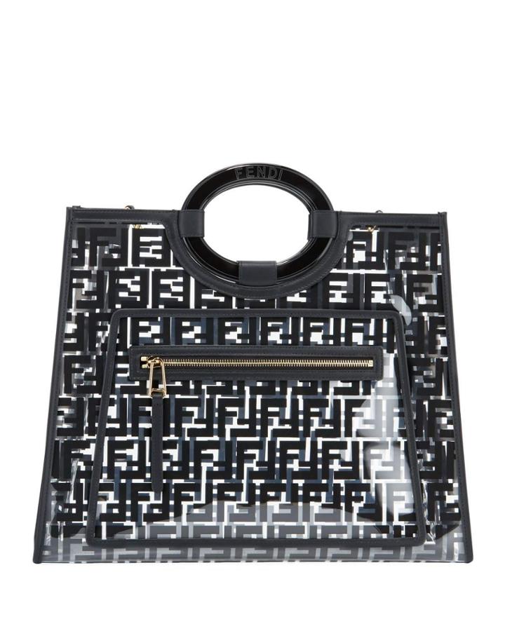Runaway Medium Ff Pvc Shopper Tote Bag