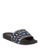 Adilette Zebra Calf-hair