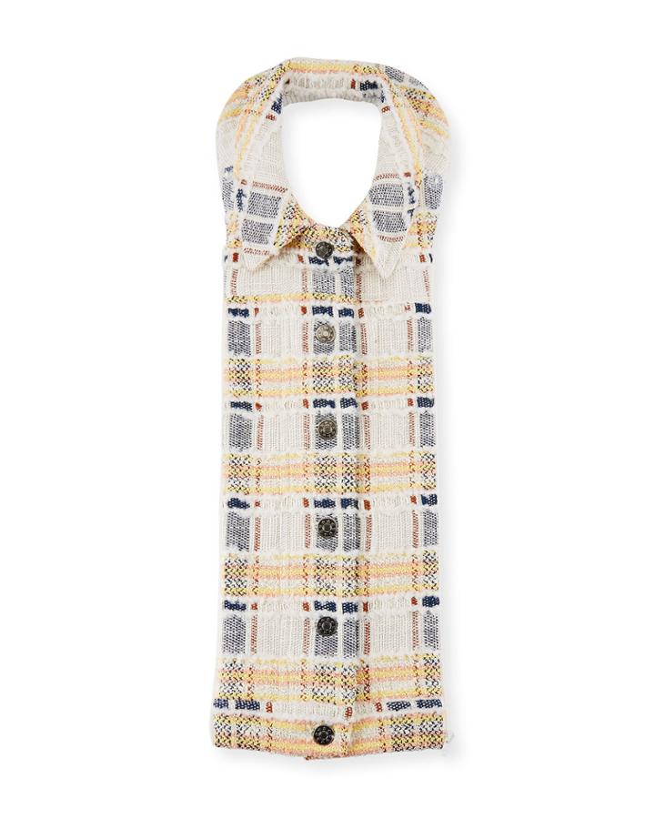 Cabos Button-front Tweed Dickey