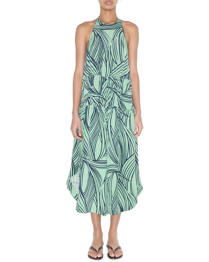 Printed Halter Jumpsuit