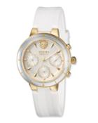 38mm Harbour Heights Chronograph Watch, White