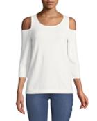 Cold-shoulder Three-quarter