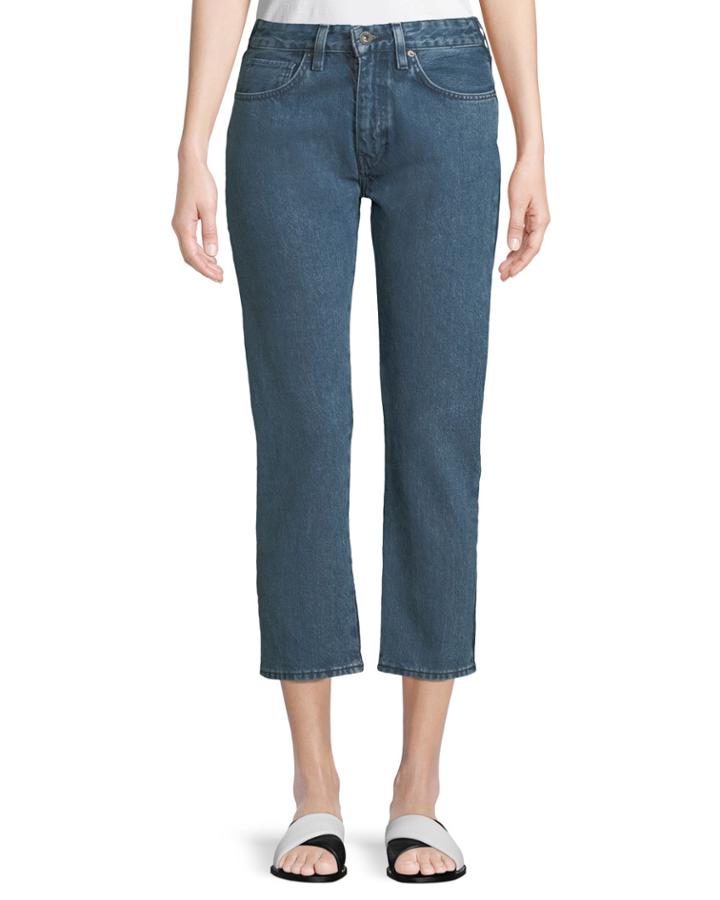 Slim Cropped Straight-leg