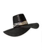 Lacquered Floppy Hat