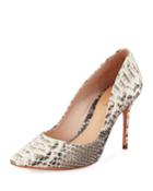 Rosie Snake-print Pointed Pump