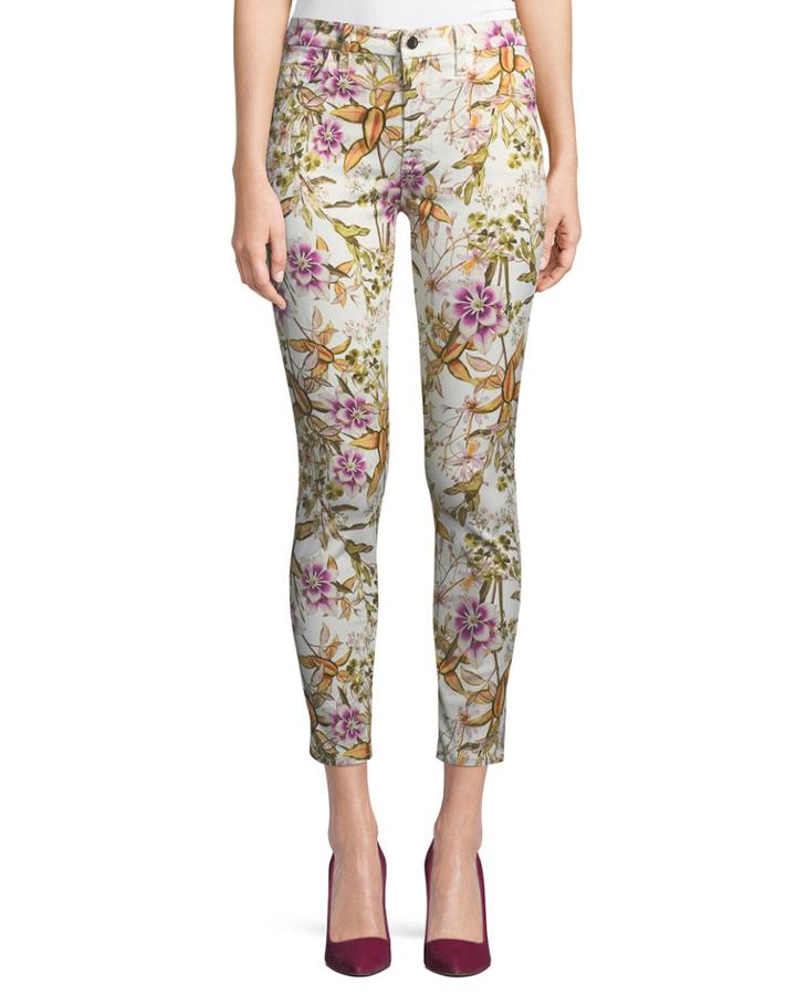 Havana Tropics Floral-print Ankle