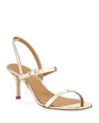 Penelope Metallic Leather Slingback