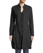 Winifred Zip-front Poplin Jacket