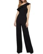 One-shoulder Ruffle Jumpsuit