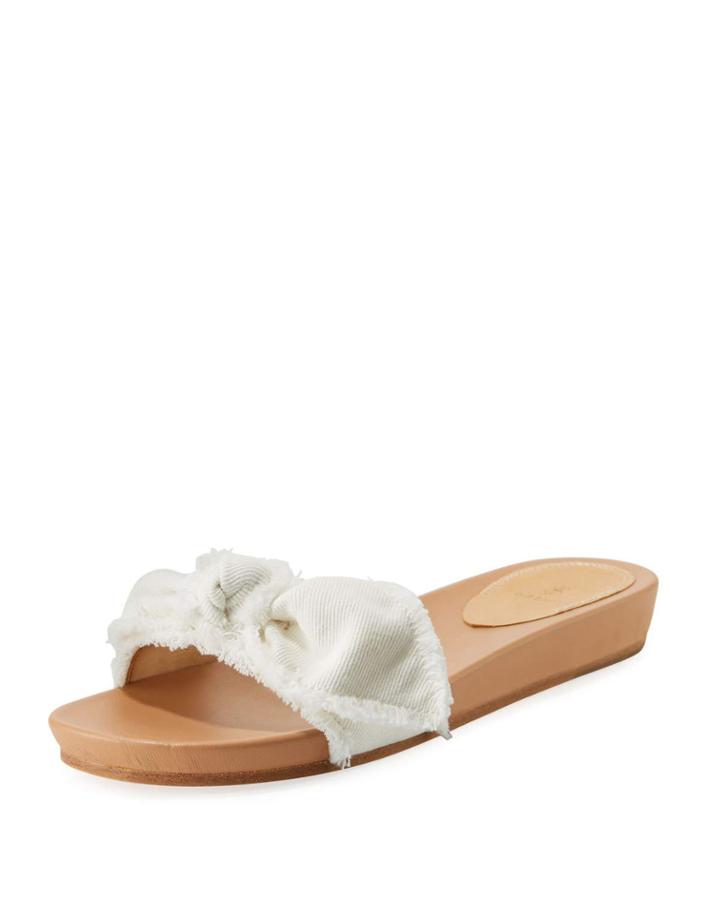 Carmen Denim Slide