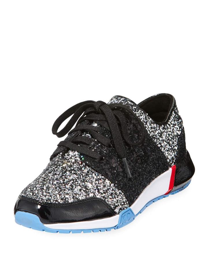 Sumner Glittered Patent Leather