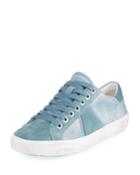 Baylee Shimmer Suede Sneakers, Blue