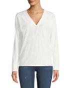 V-neck Long-sleeve