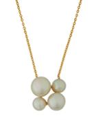 Four-pearl Pendant Necklace