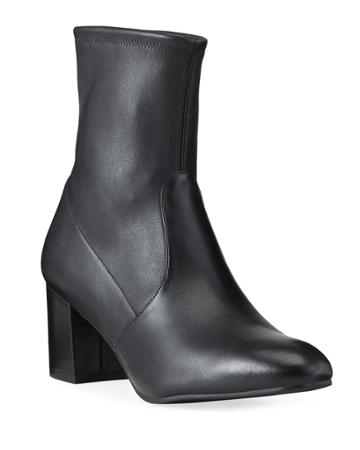 Siggy Stretch Leather Booties
