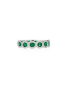 18k Emerald & Diamond Fashion Ring,